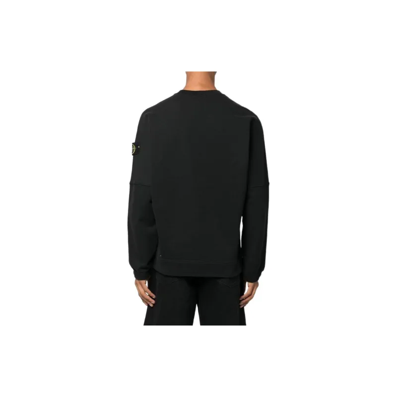 STONE ISLAND Logo Appliqued Cotton Sweatshirt-2
