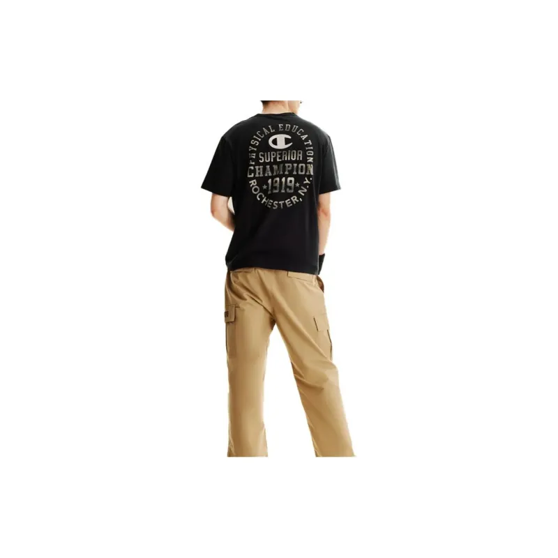Champion T Shirts Unisex Black-4