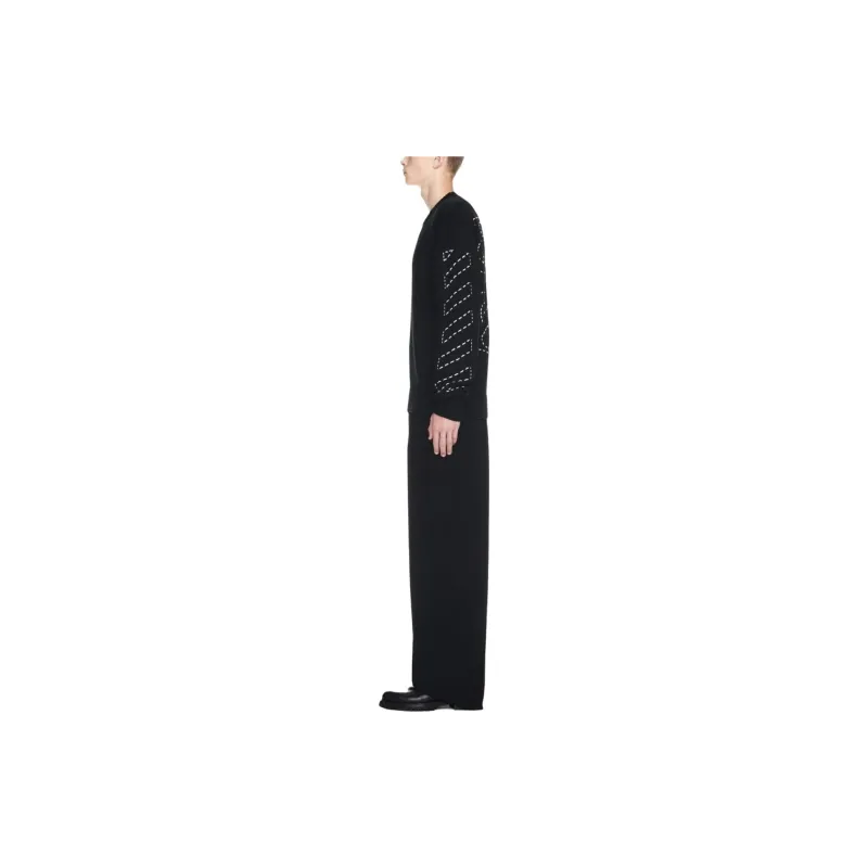 OFF WHITE Arrows Embroidery Crew Neck Jumper-3
