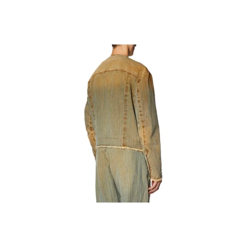 DIESEL FW23 Jackets Coats Unisex Brown-2
