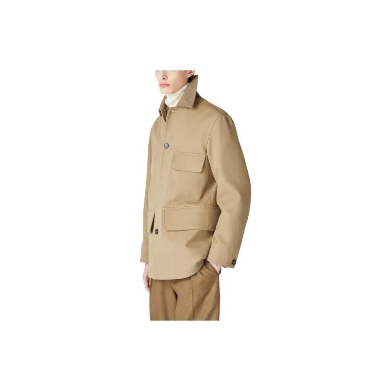 Loro Piana FW24 Jackets Coats Men's Brown-2