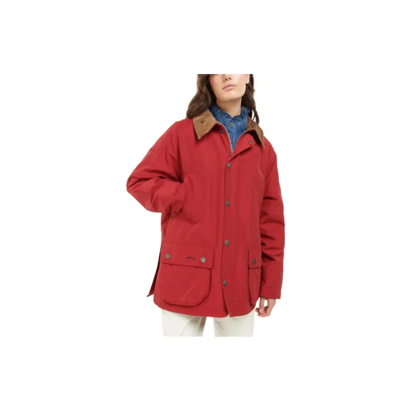 Noah X BARBOUR Jackets Unisex Maroon-3