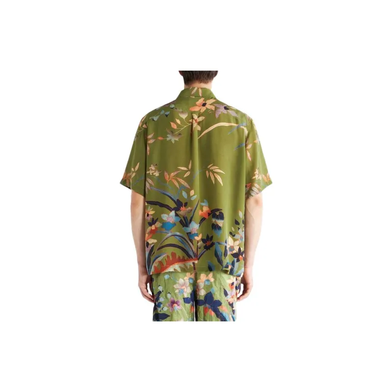 ETRO Floral print Silk Shirt-3