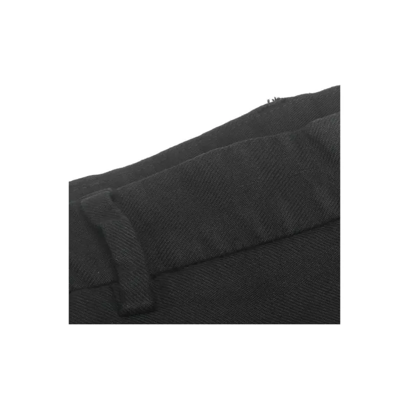 Zzegna FW23 Casual Pants Men's Black-5