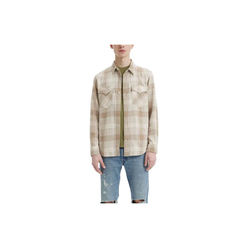 Levis Shirts Men Beige-2