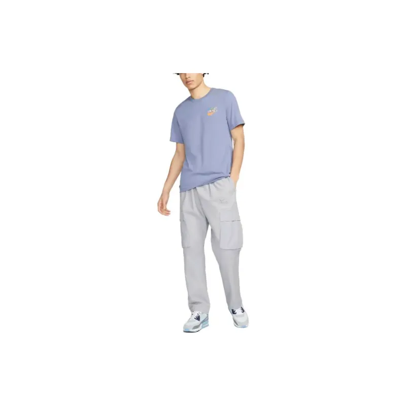 Nike Set-in Sleeve T-Shirt Men's Steel Blue-2