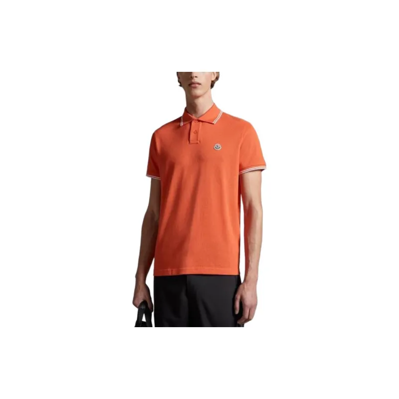 Moncler Polo Shirt Men's Orange-1