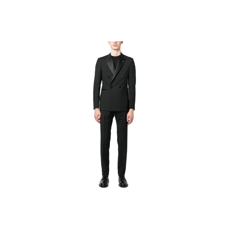 Tagliatore Peak lapels Double breasted Suit-1