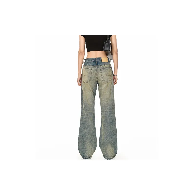 DARKCIRCLE Jeans Unisex Vintage Blue-8
