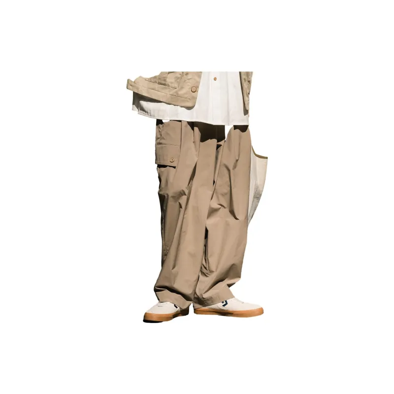 PUNCTILIOUS Casual Pants Men Khaki-2