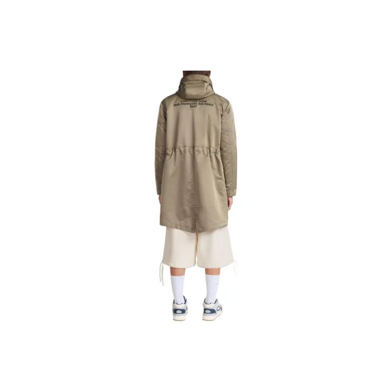 DIOR High Neck Long Sleeved Coat-3