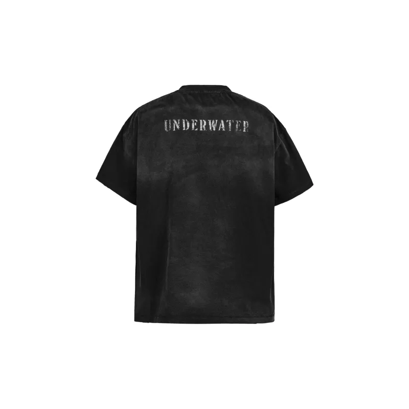 UNDERWATER T Shirt Unisex Dusty Black-1