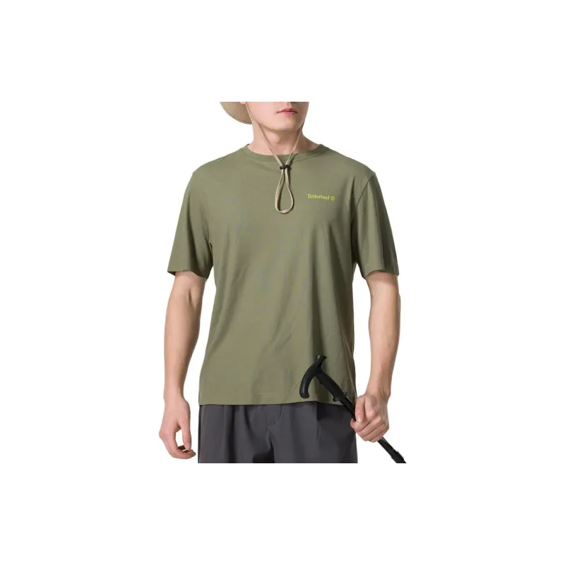 Timberland T Shirt Men's Army Green-2