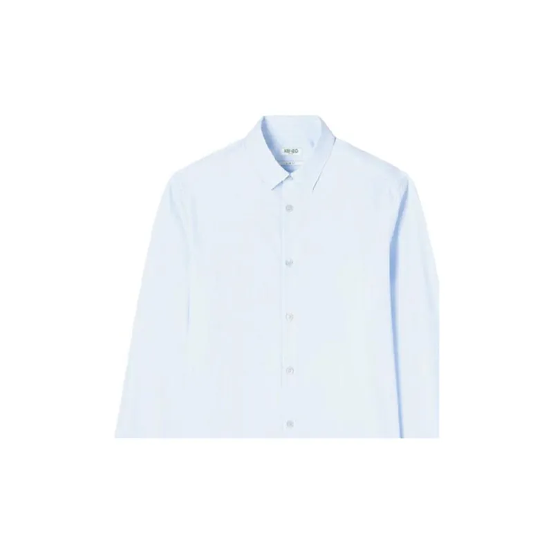 KENZO Shirts Men Light Blue-4