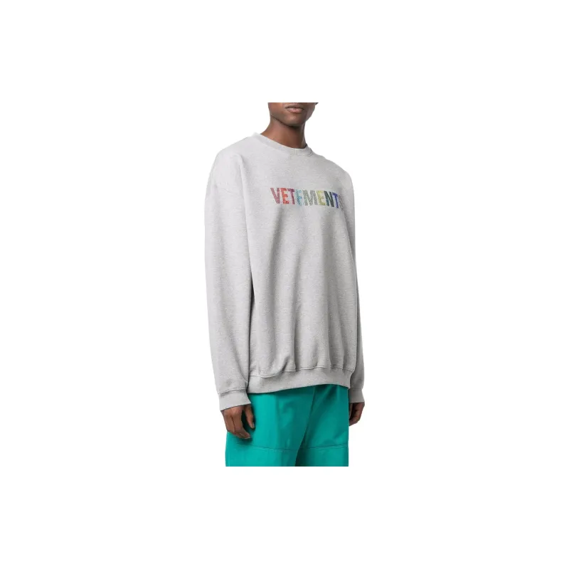 Vetements Sweatshirts Unisex Gray-4