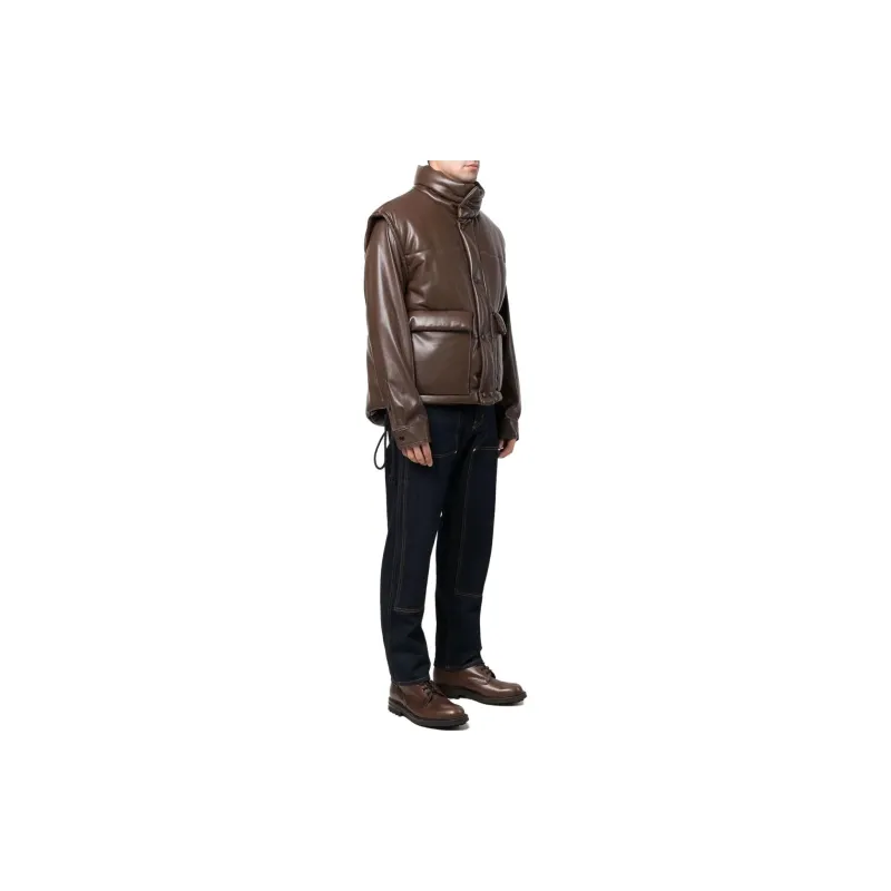 NANUSHKA Puffer Button-Up Vest-4