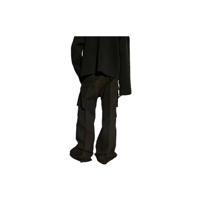 RICK OWENS Wide Leg Drawstring Cargo Pants-2