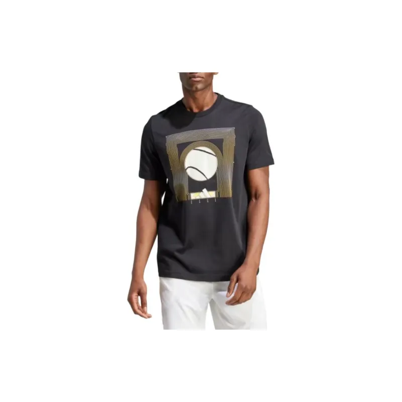Adidas Aeroready Tennis Arc De Ball Graphic Tee-1