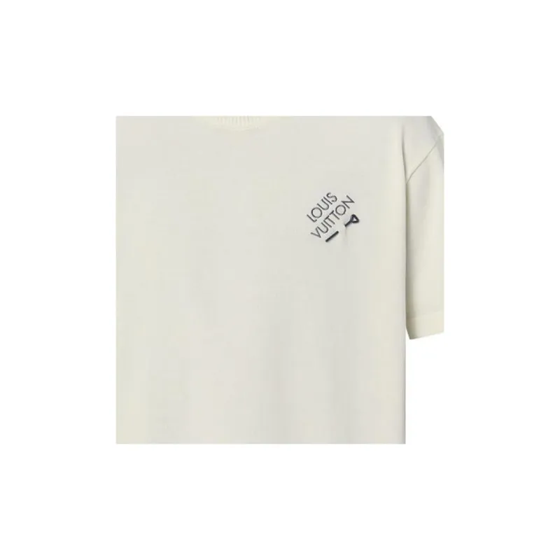 LOUIS VUITTON 1AATXI Signature Short Sleeved T Shirt-5