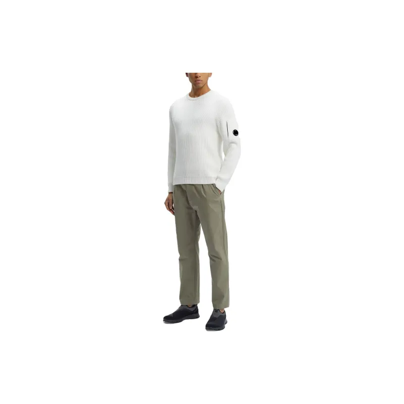 C.P.Company Logo patch Ribbed Jumper-1