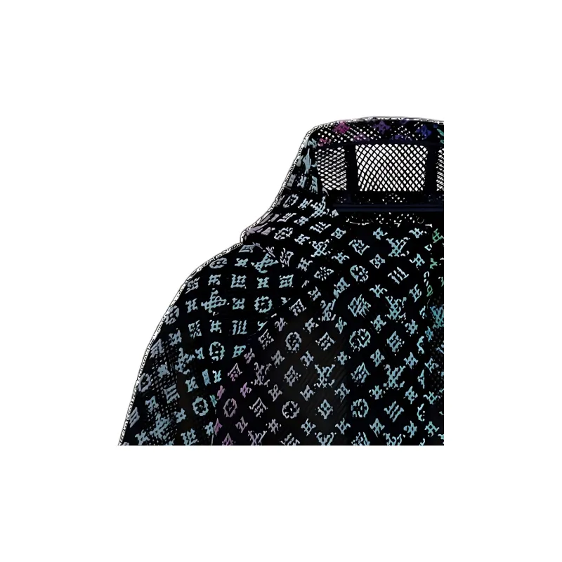 LOUIS VUITTON Gradient Monogram Mesh Blouson-4