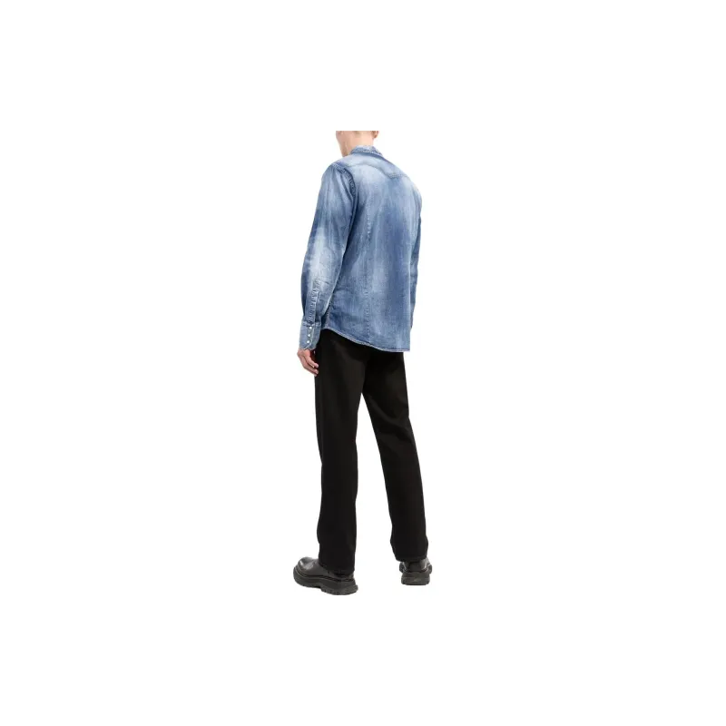 DSQUARED 2 Shirts Men Denim Blue-2