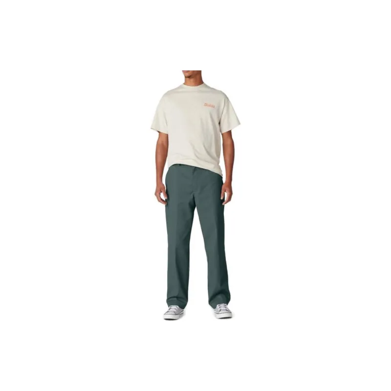 Dickies Skateboarding Regular Fit Twill Pants Cargo Pants Men's Turquoise-1