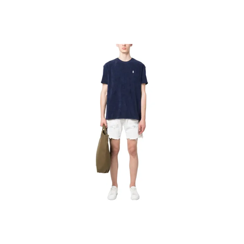 Polo Ralph Lauren Logo Embroidered Crewneck T Shirt-1