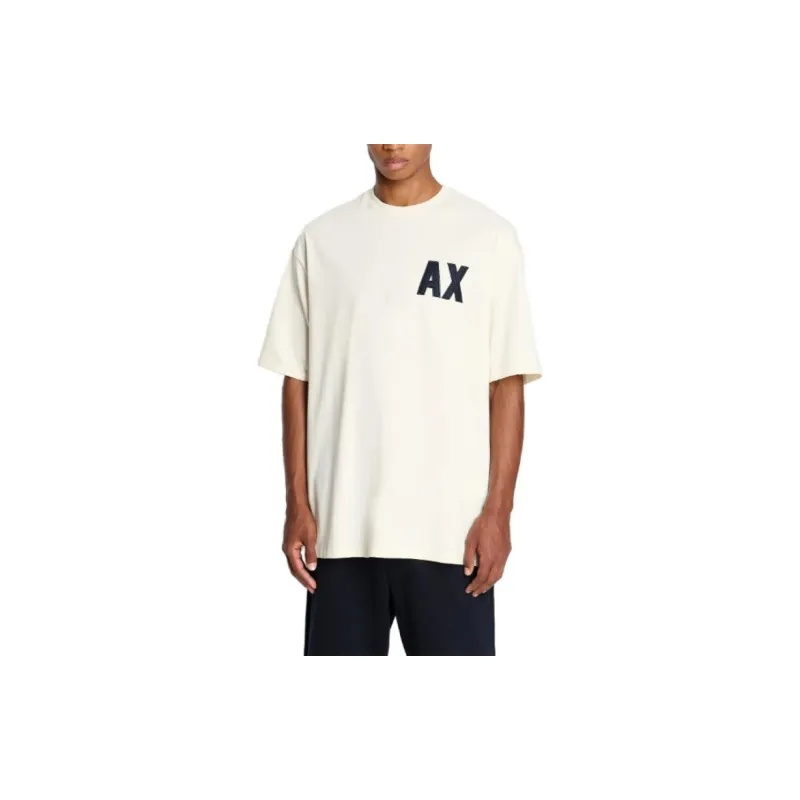 ARMANI EXCHANGEAE FW23 T Shirt Men's Ecru-2