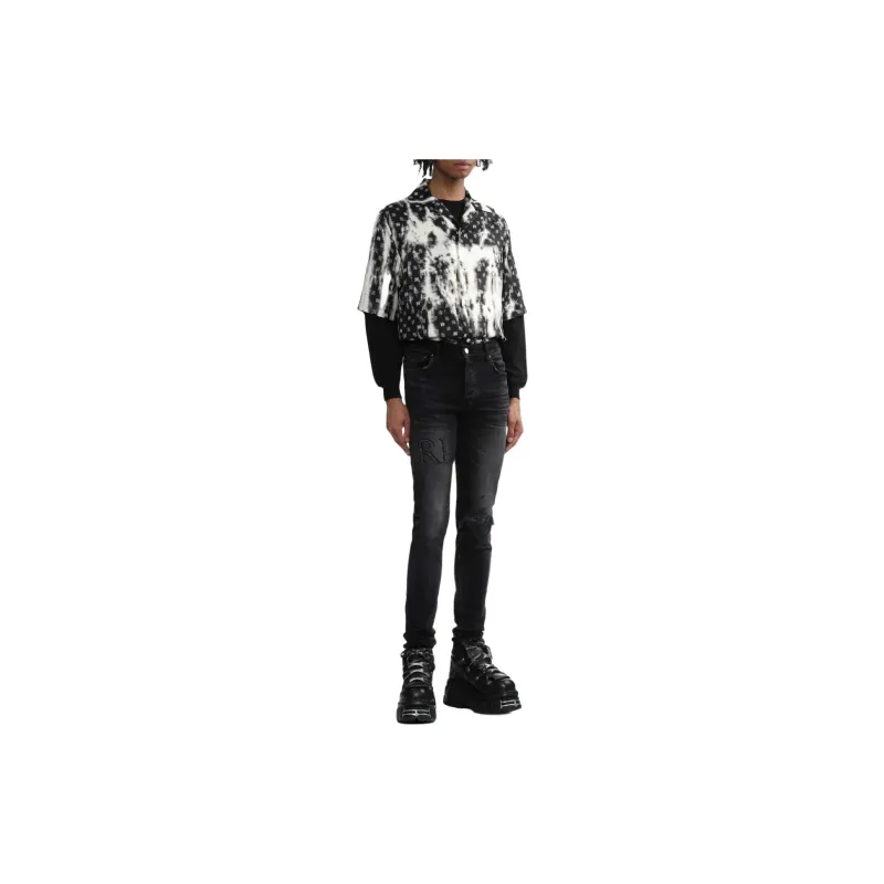 AMIRI Crystal Logo Jean-2