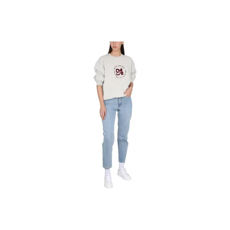 SPORTY & RICH Logo print Crew neck Sweatshirt-2