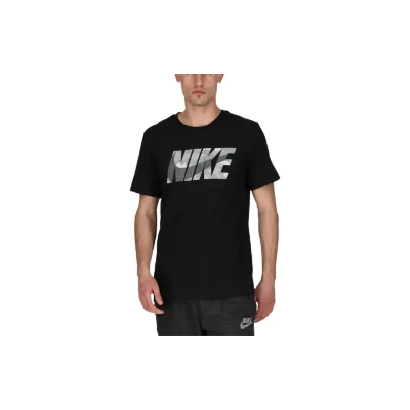 Nike T Shirts Men Black-3