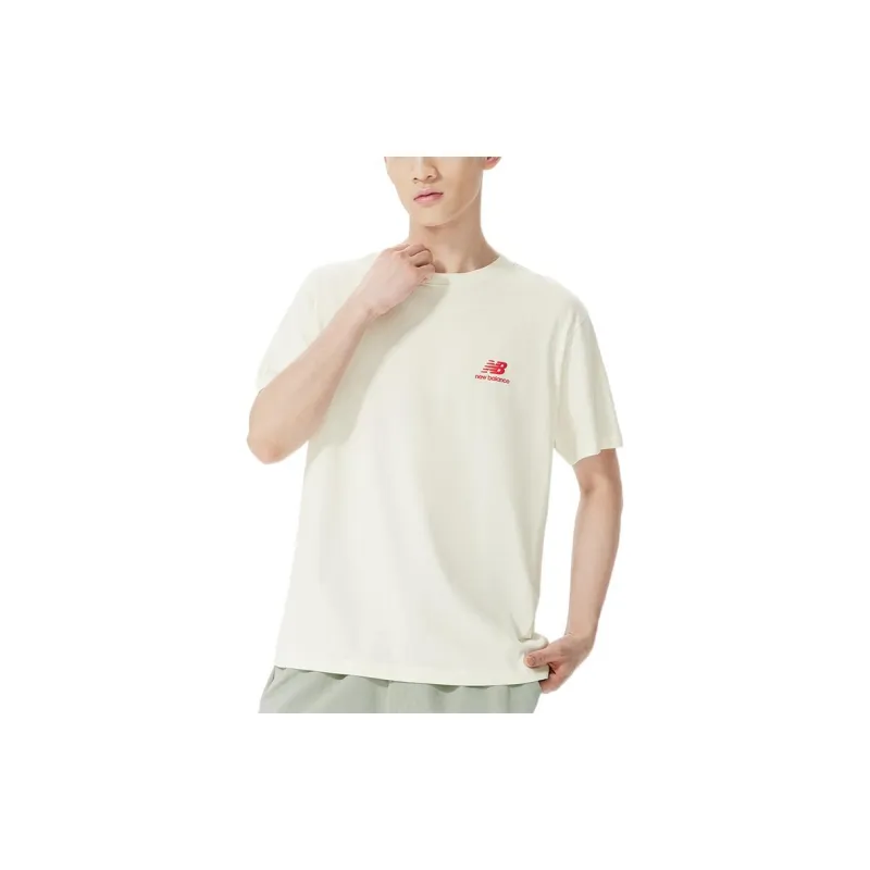 New Balance T Shirt Men's Beige-3
