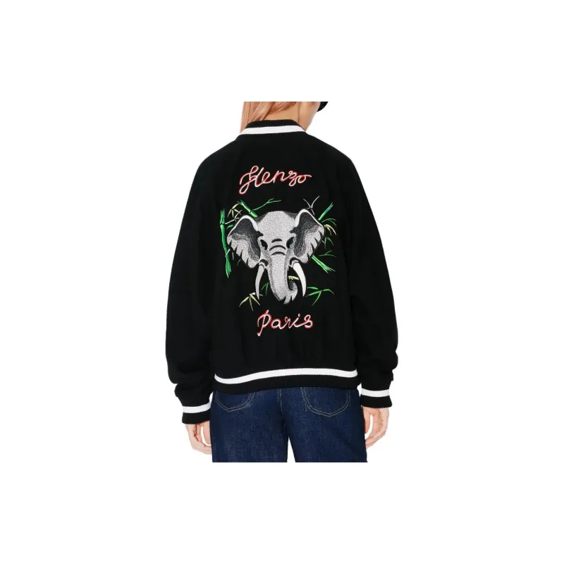 KENZO Elephant Reversible Bomber Jacket-4