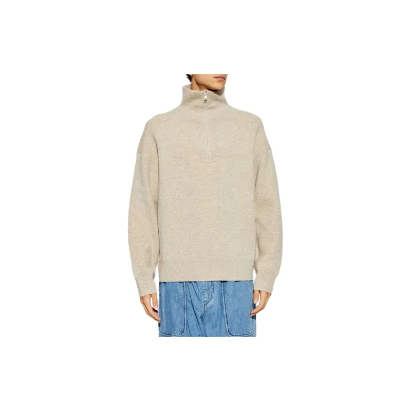ISABEL MARANT Half Zip Knitted Jumper-1