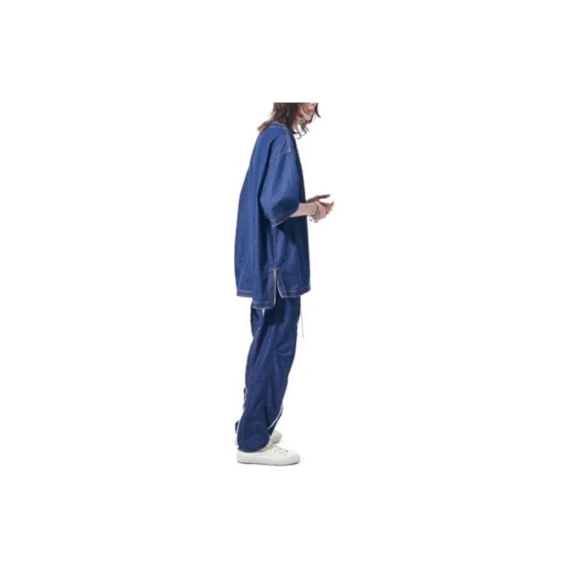 Yohji Yamamoto Jeans Unisex Dark Blue-3