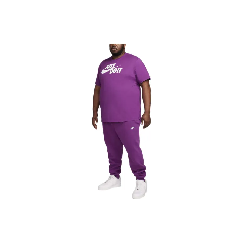 Nike Sportswear Club Fleece Joggers Knitted Sports Pants Unisex Purple-3