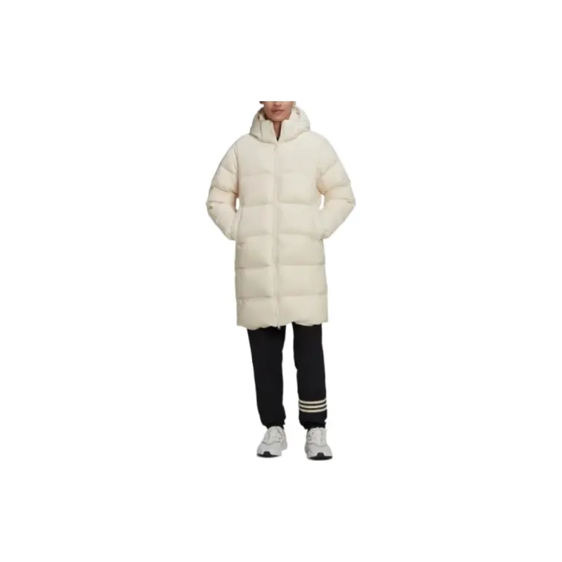 Adidas Originals Clover Series Down Jacket Men's Beige-1