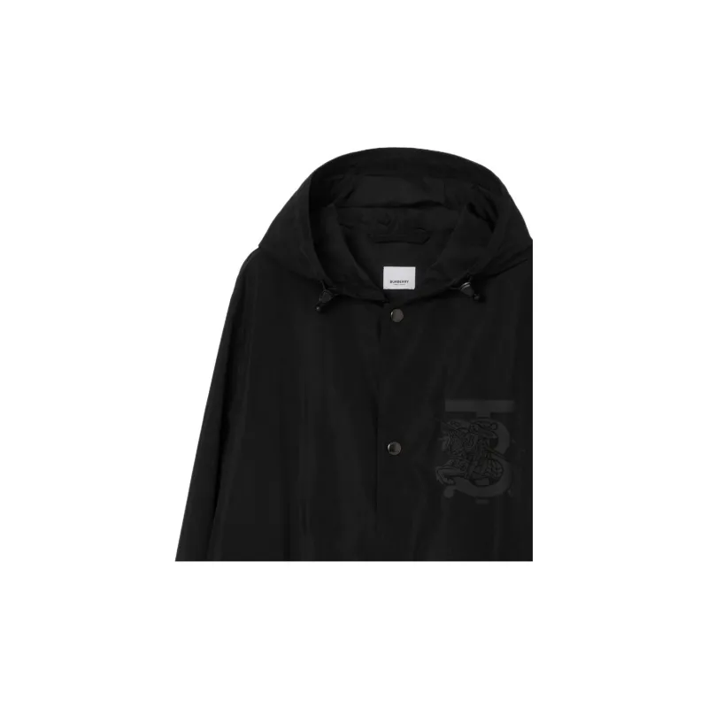 Burberry Chest Logo print Hooded Jacket-4