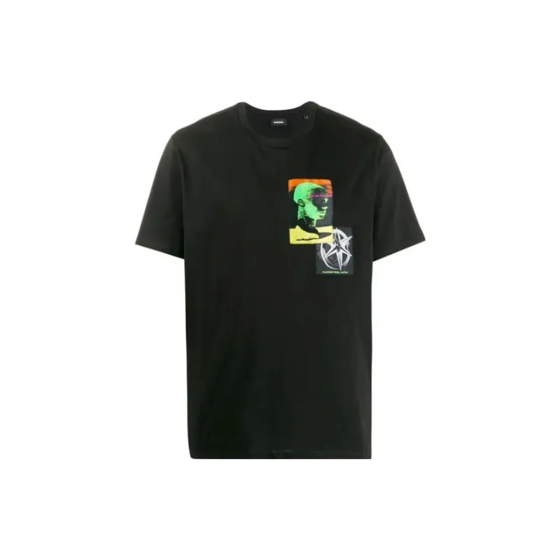 DIESEL SS23 T Shirt Men's Black-1