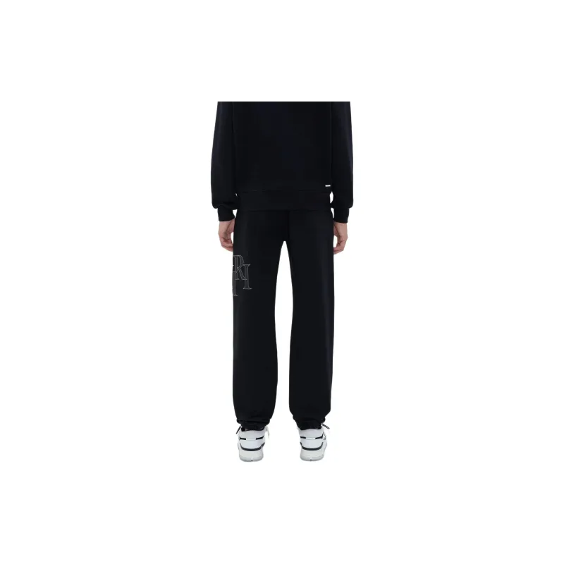 AMIRI Staggered Sweatpant Casual Pants Men's Black-2