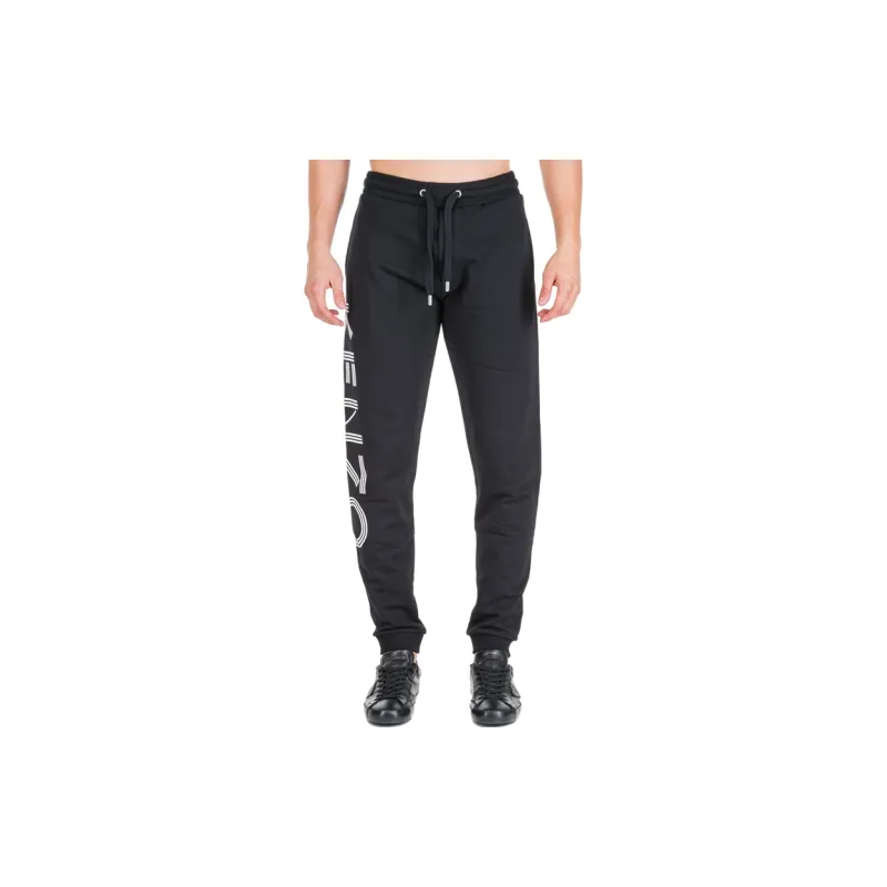KENZO Letter Logo Knitted Sweatpants Men Black-2