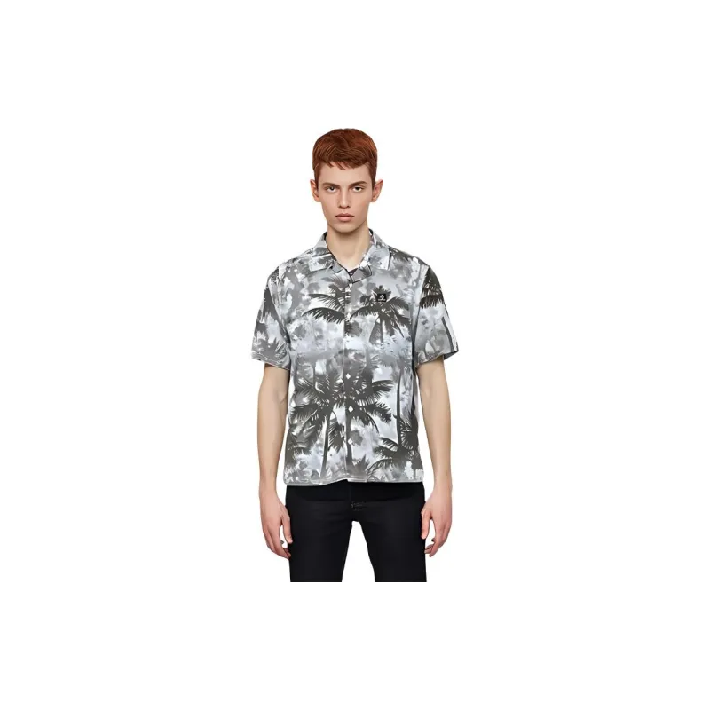 Converse Resort Palm Trees Button Down Shirt-7