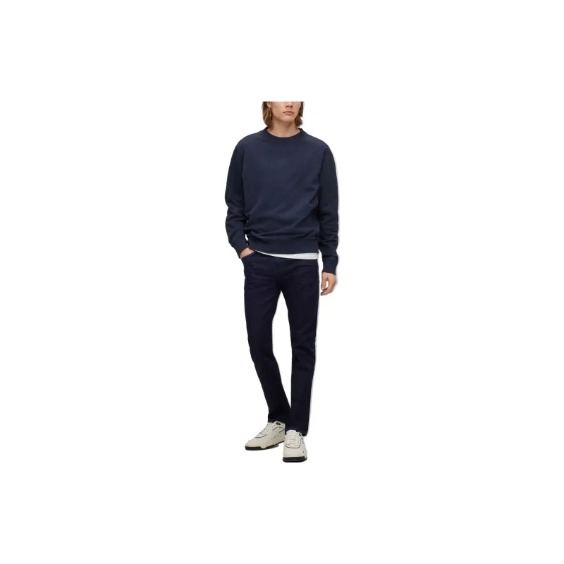 HUGO BOSS Logo Embroidered Crewneck Sweatshirt-1