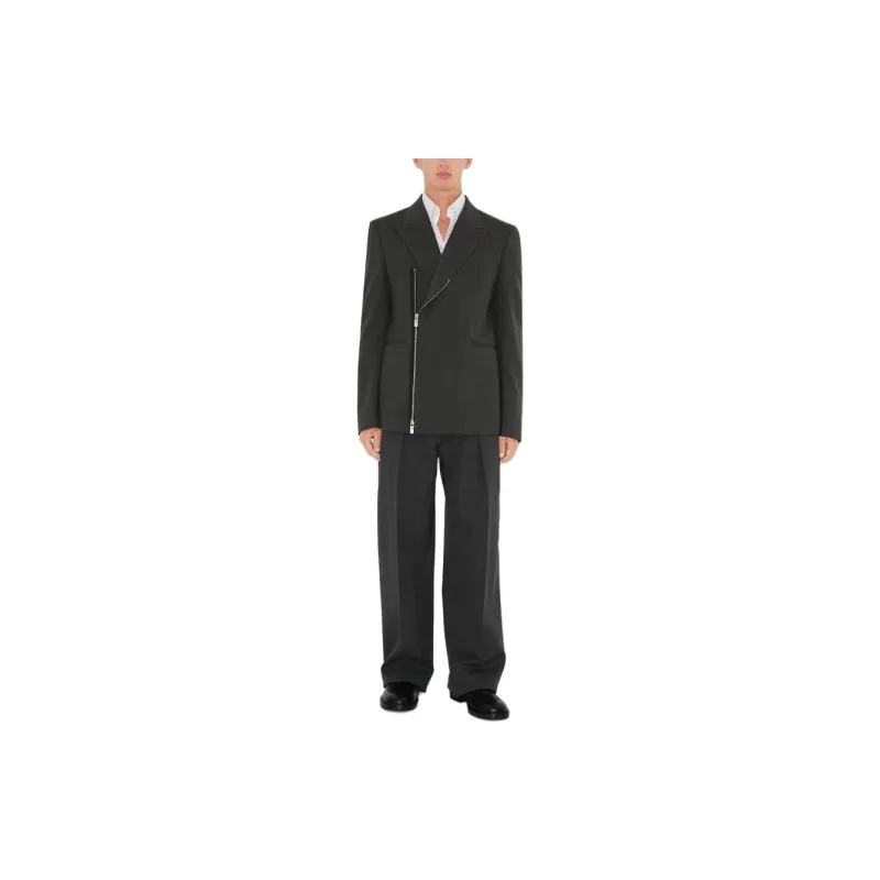 Burberry Casual Pants Men's Gray Black-2