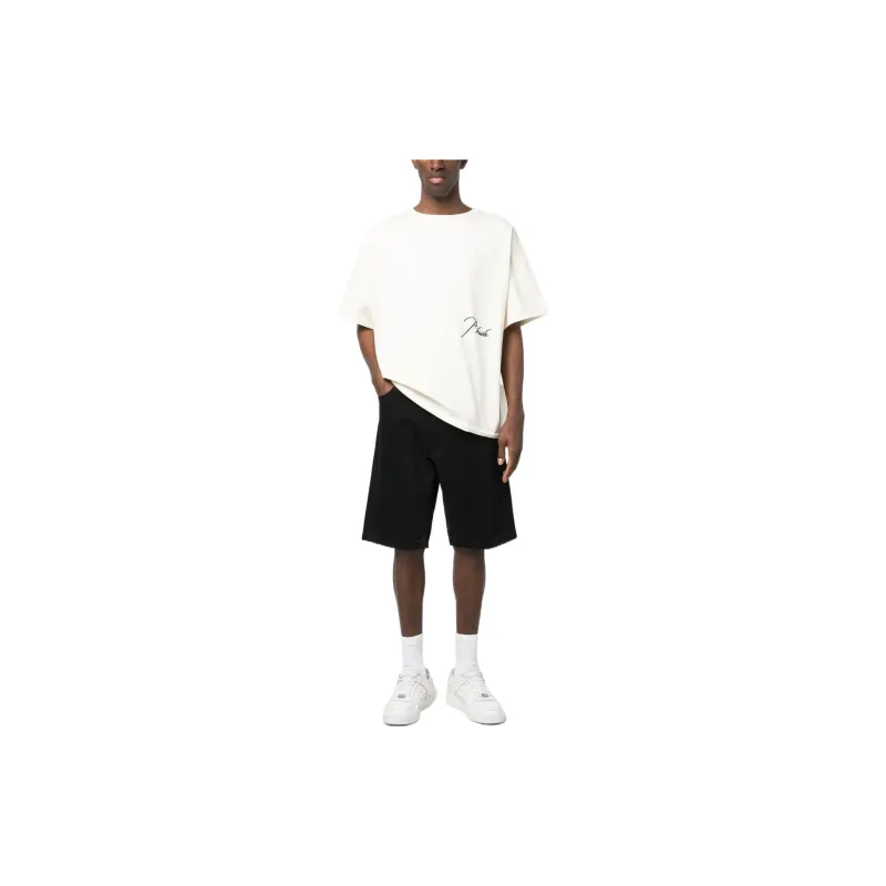 RHUDE Pique Reverse Tee-1