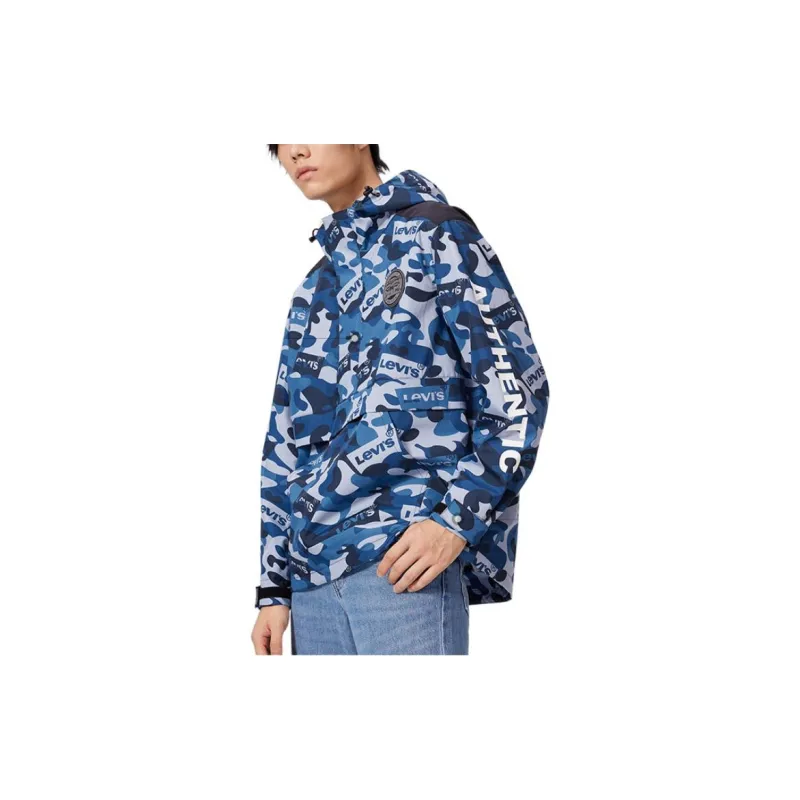 Levi's Jacket Men's Camouflage Blue-4