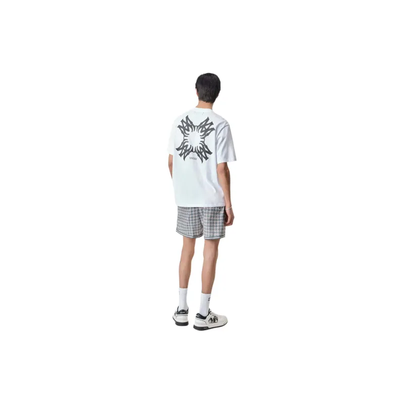 AMIRI FW24 Casual Shorts Men Gray Blue-2