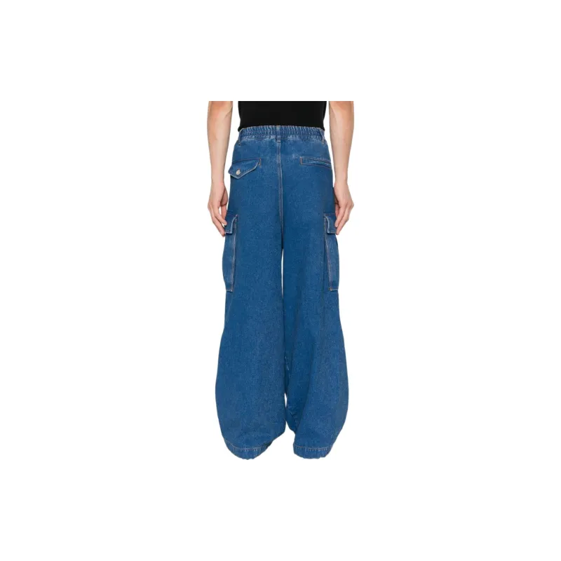 MARNI Logo patch Cargo Jeans-2