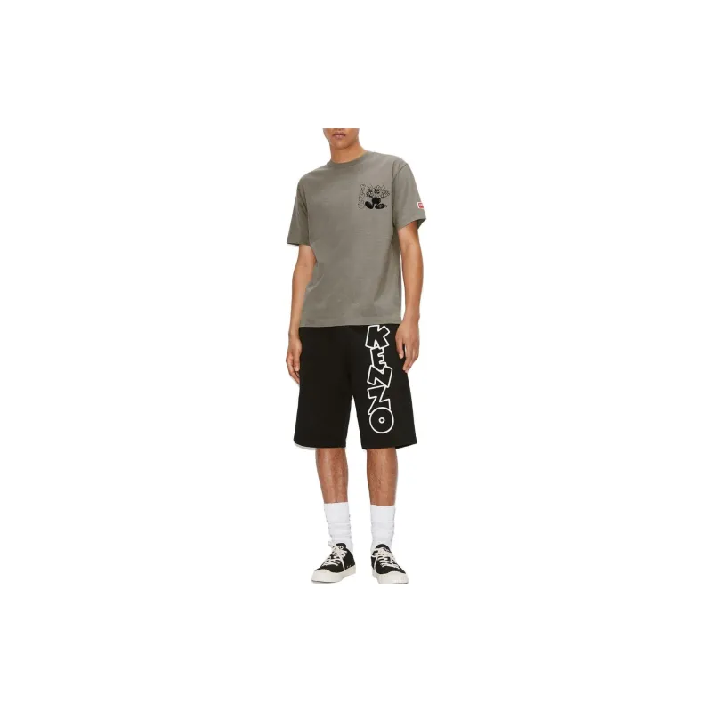 KENZO Casual Shorts Men Black-2
